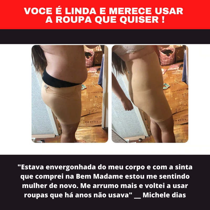 MEGA Cinta Modeladora - EFEITOS REAIS - P/M/G/GG/XG