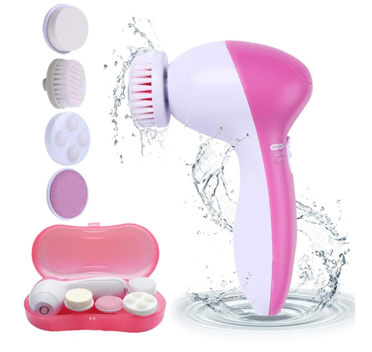 Face Brush - Escova Massageadora  5 em 1