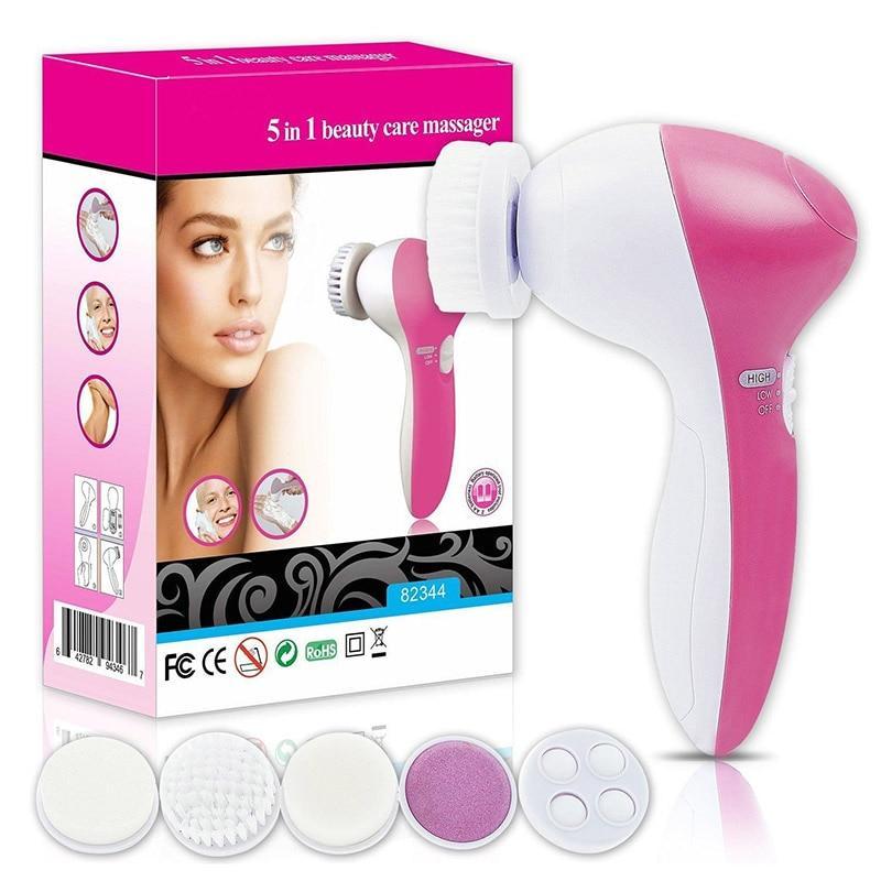 Face Brush - Escova Massageadora  5 em 1